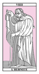 carte tarot hermite