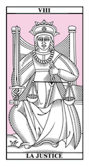 carte tarot justice
