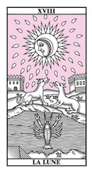 carte tarot lune
