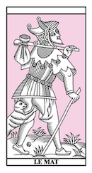 carte tarot mat