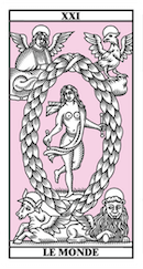 carte tarot monde