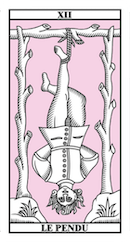 carte tarot pendu