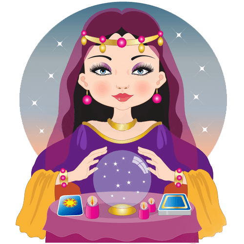 voyante yeux ouverts