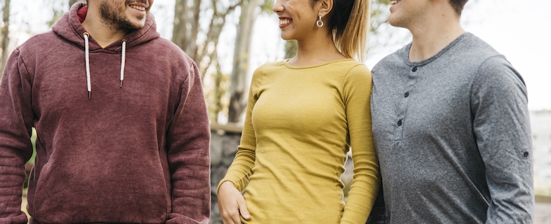 une femme deux hommes